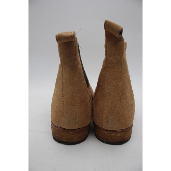 Hound and Hammer Men's Size 11 Chelsea Beige Suede Boots Shoes Rubber Sole - Picture 5 of 11